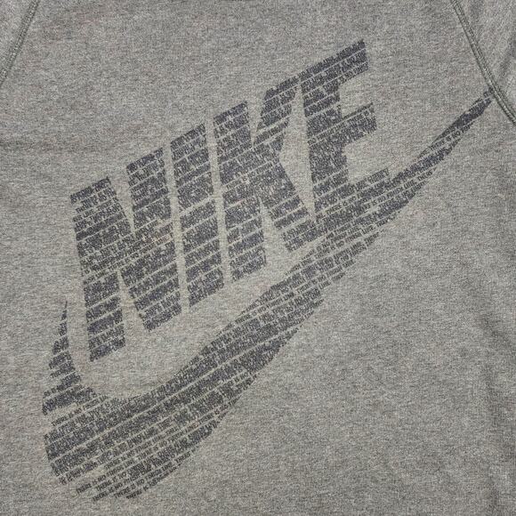Nike Sweatshirt Olive Green Graphic Swoosh Crewneck Pullover Small Unisex - Picture 5 of 11